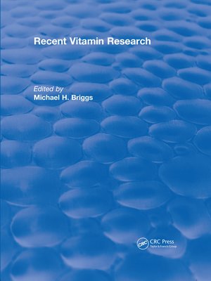 cover image of Recent Vitamin Research (1984)